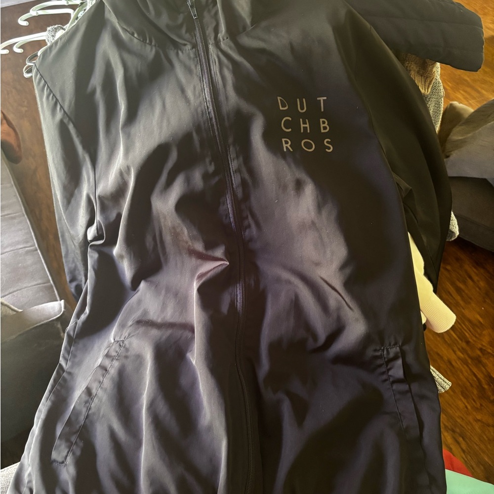 Dutch Bros Black Wind Breaker Jacket